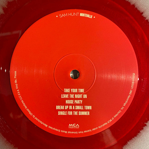Sam Hunt (4) : Montevallo (LP, Album, Club, Ltd, RE, RM, Cri)