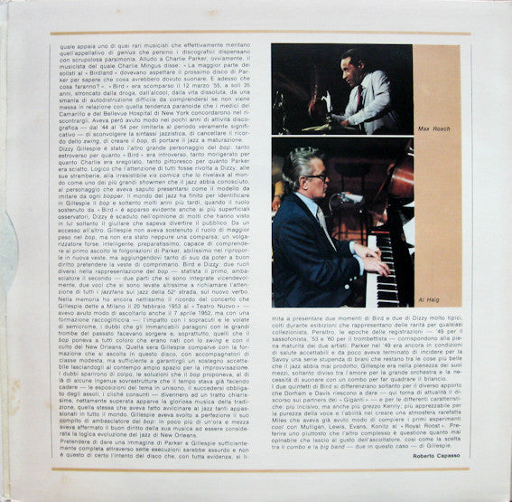 Charlie Parker, Kenny Dorham, Al Haig, Max Roach : I Giganti Del Jazz Vol. 25 (LP, Comp, Mono)