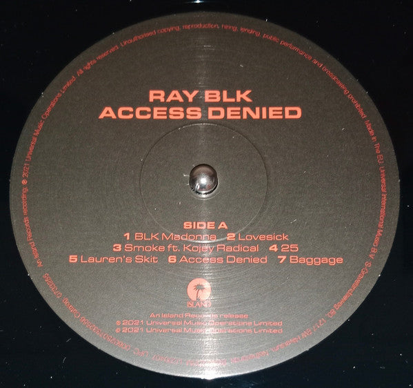 Ray BLK : Access Denied (LP, Album)