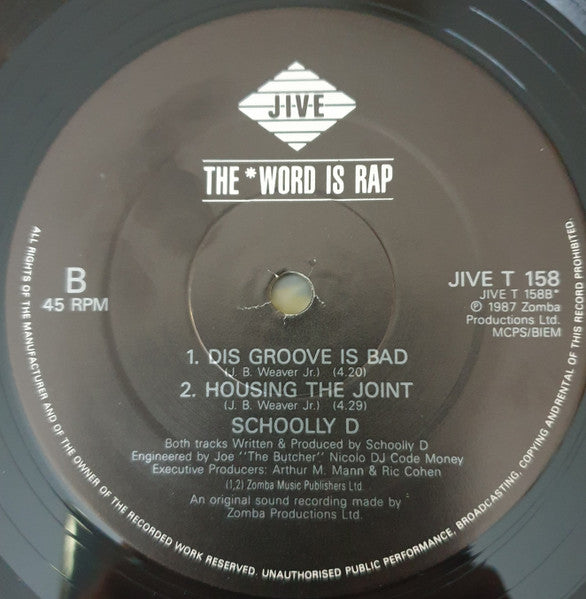 Schoolly D : Parkside 5-2 (12")