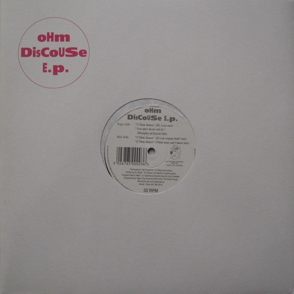 Ohm : Discouse E.P. (12", EP)