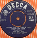 Doug Sheldon : Your Ma Said You Cried In Your Sleep Last Night (7", Single)