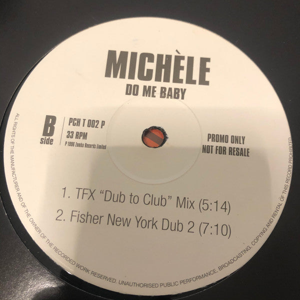 Michèle : Do Me Baby (12", Promo)