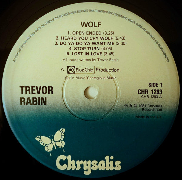 Trevor Rabin : Wolf (LP, Album)