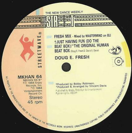 Doug E. Fresh : Just Having Fun (12")