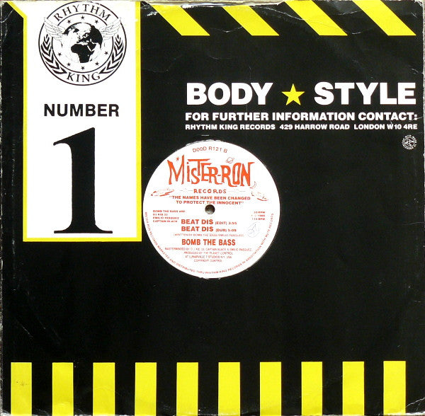 Bomb The Bass : Beat Dis (Remix) (12")
