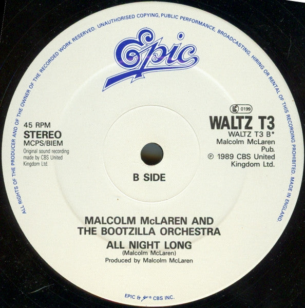 Lisa Marie With Malcolm McLaren And The Bootzilla Orchestra : Something's Jumpin' In Your Shirt (12", Single)