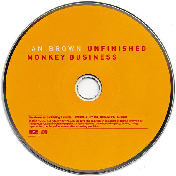 Ian Brown : Unfinished Monkey Business (CD, Album)