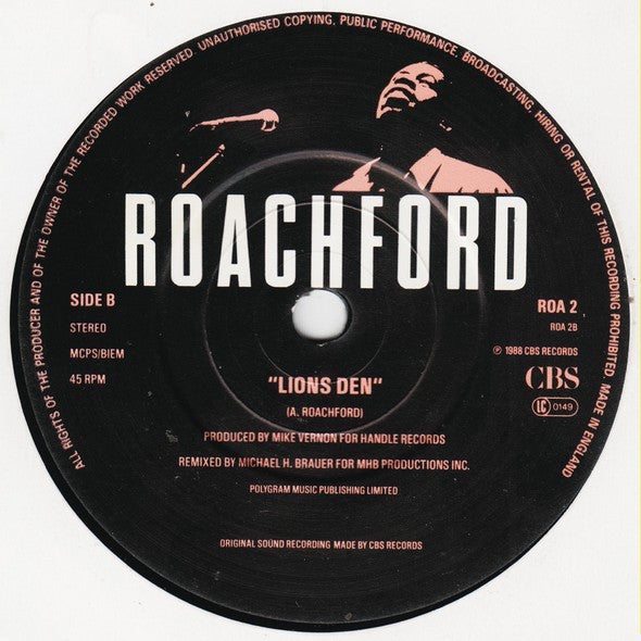 Roachford : Cuddly Toy (7", Single)