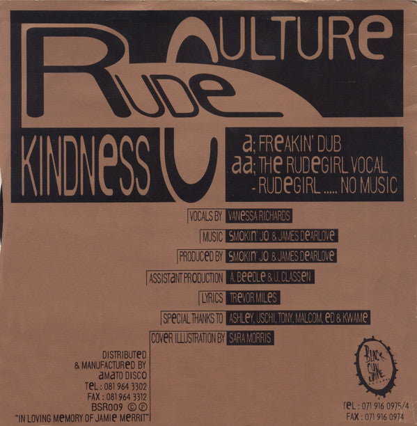Rude Culture : Kindness (12")