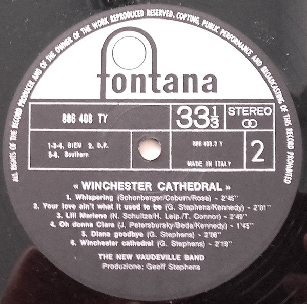 The New Vaudeville Band : Winchester Cathedral (LP, Album)