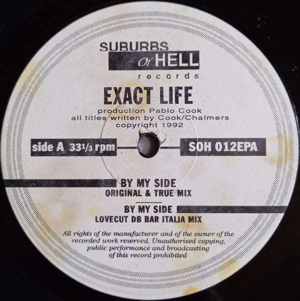 Exact Life featuring Bea B. & Miss Peel : By My Side (12", EP)