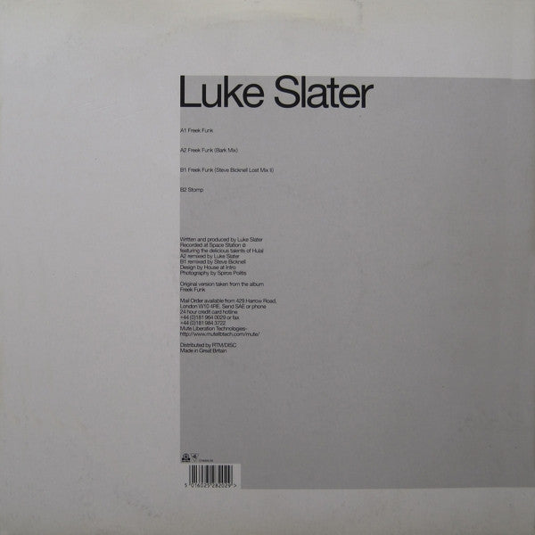 Luke Slater : Freek Funk (12")