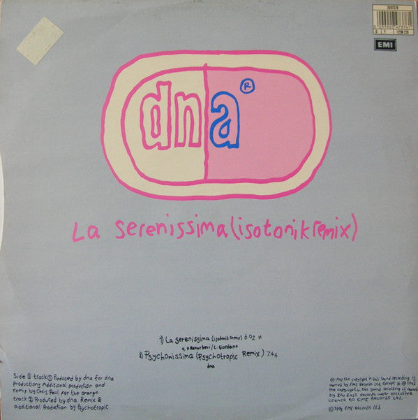 DNA Featuring Jo Nye : Blue Love (Call My Name) (Remixes) (12")