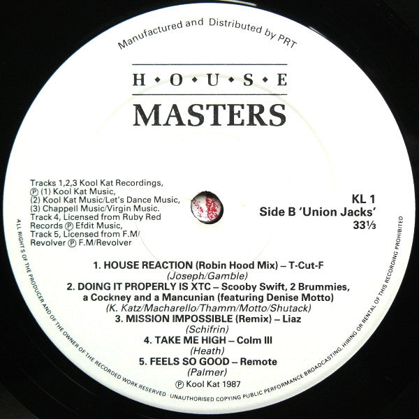 Various : House Masters - UK vs. USA Showdown (LP, Comp)