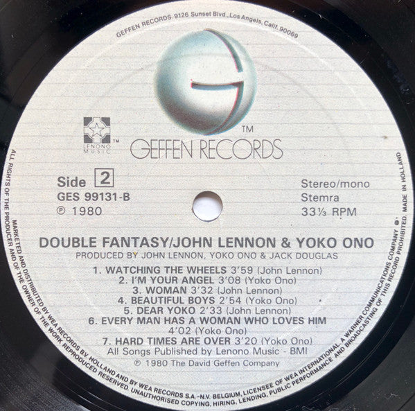 John Lennon & Yoko Ono : Double Fantasy (LP, Album)
