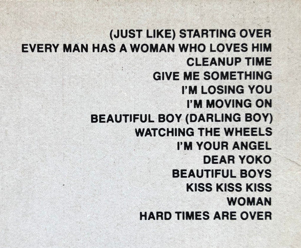 John Lennon & Yoko Ono : Double Fantasy (LP, Album)