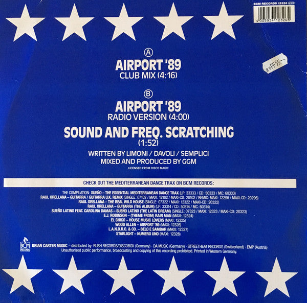 Wood Allen : Airport '89 (12")