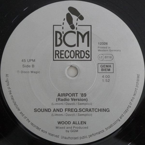 Wood Allen : Airport '89 (12")