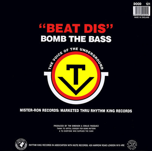 Bomb The Bass : Beat Dis (12", Single)