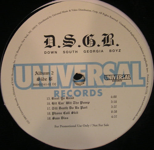 D.S.G.B. : Til Death Do Us Part (2xLP, Promo)