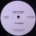 Kim Appleby : Don't Worry ('94 Remix) (12", S/Sided, Promo)