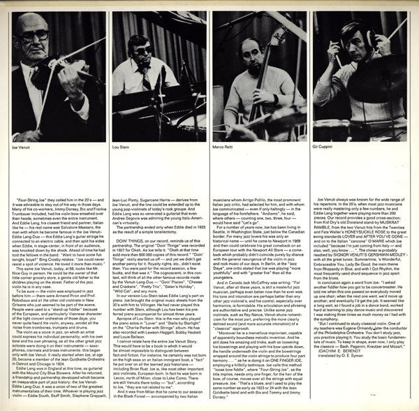 Joe Venuti : ...The Daddy Of The Violin (LP, Album, Gat)