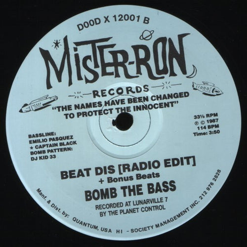 Bomb The Bass : Beat Dis (12")