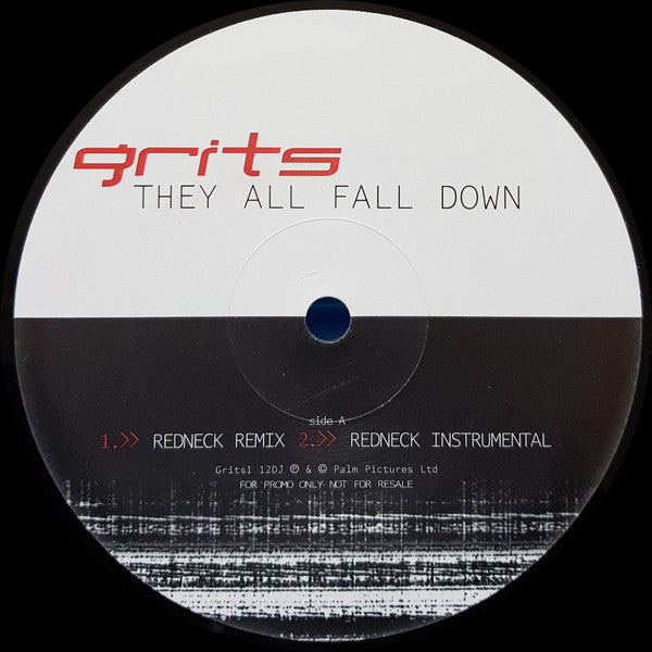 Grits : They All Fall Down (12", Promo)