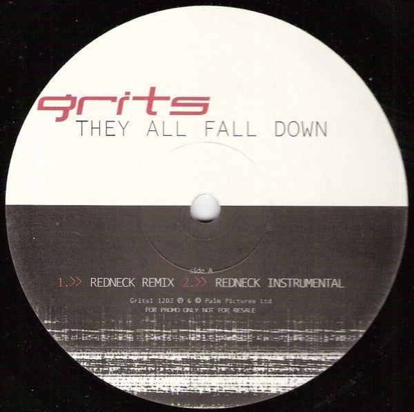Grits : They All Fall Down (12", Promo)