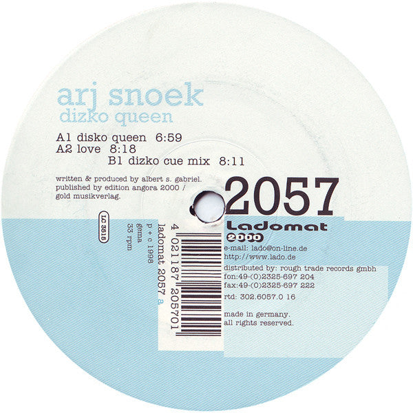 Arj Snoek : Dizko Queen (12")