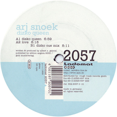 Arj Snoek : Dizko Queen (12")