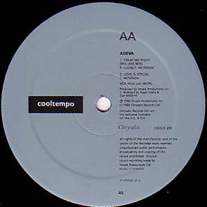 Adeva : Treat Me Right (12")