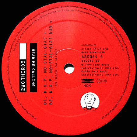 2wo Third3 : Hear Me Calling (12")