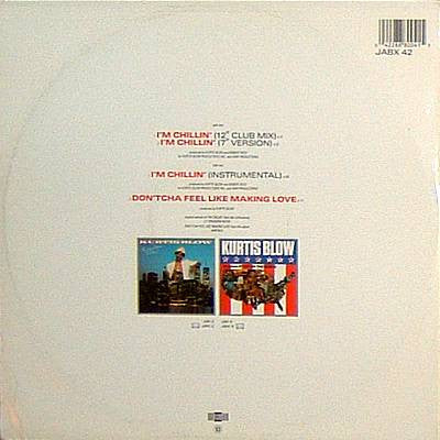 Kurtis Blow : I'm Chillin' (12", Single)