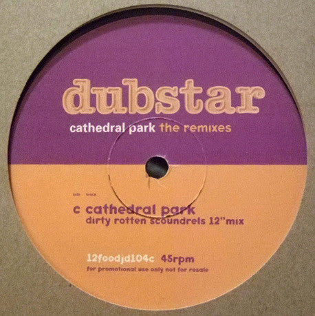 Dubstar (2) : Cathedral Park - The Remixes Two (2x12", Promo)