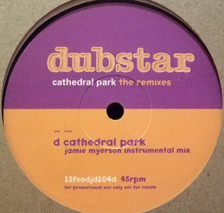 Dubstar (2) : Cathedral Park - The Remixes Two (2x12", Promo)