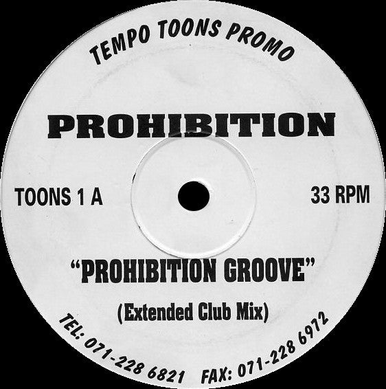 Prohibition : Prohibition Groove (12", Promo)