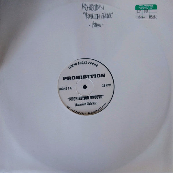 Prohibition : Prohibition Groove (12", Promo)