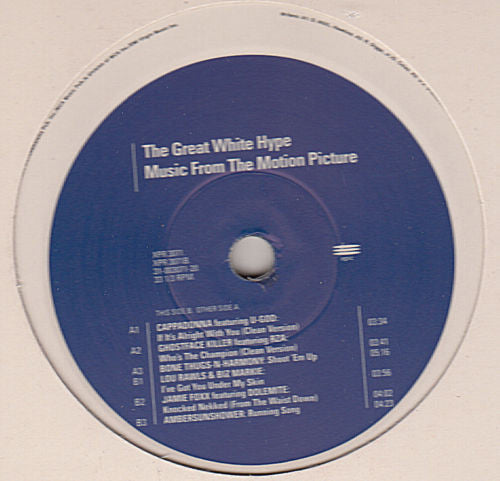 Various : The Great White Hype (Music From The Motion Picture) (12", Promo, Smplr)