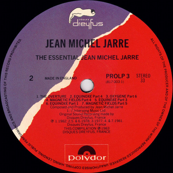 Jean-Michel Jarre : The Essential Jean Michel Jarre (LP, Comp, Pur)