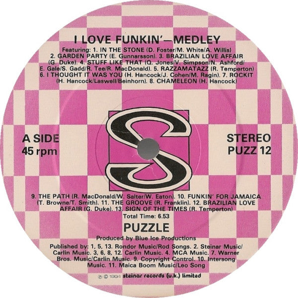 Puzzle (8) : I ♥ Funkin' (12")