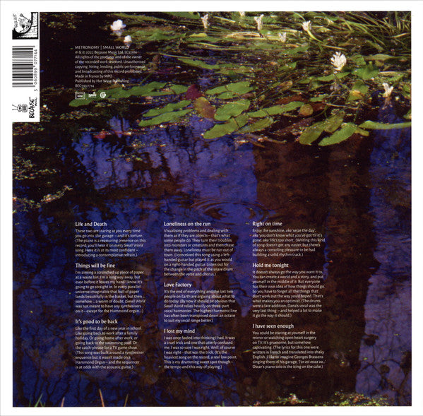Metronomy : Small World (LP, Album, Ltd, Cle)