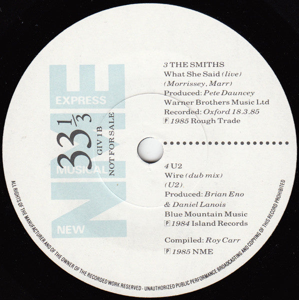 Various : NME Readers' Poll Winners '84 (7", EP)