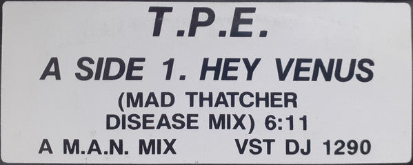 That Petrol Emotion : Hey Venus (12", S/Sided, W/Lbl)