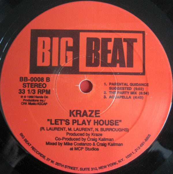 Kraze : Let's Play House (12")