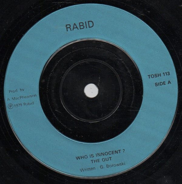 The Out : Who Is Innocent? (7", Single)