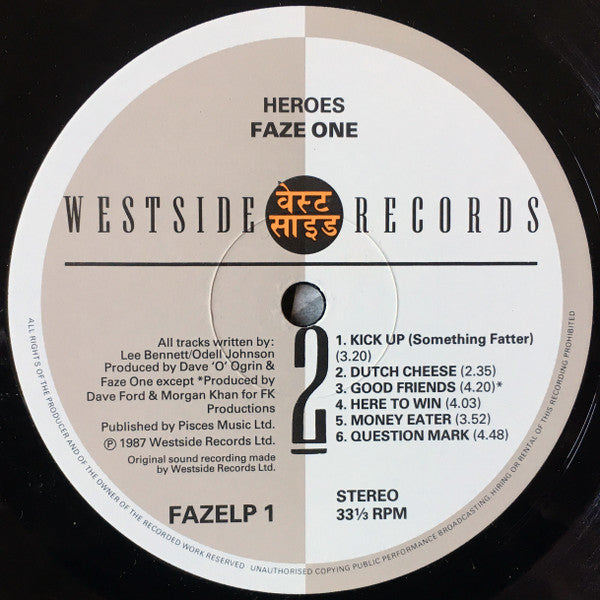 Faze One : Heroes (In The Works) (LP, Album)