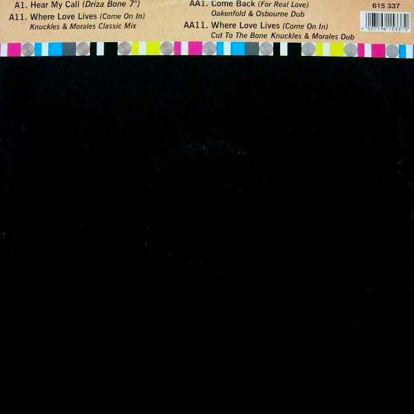 Alison Limerick : Hear My Call / Where Love Lives (DMC Mastercut) (12")
