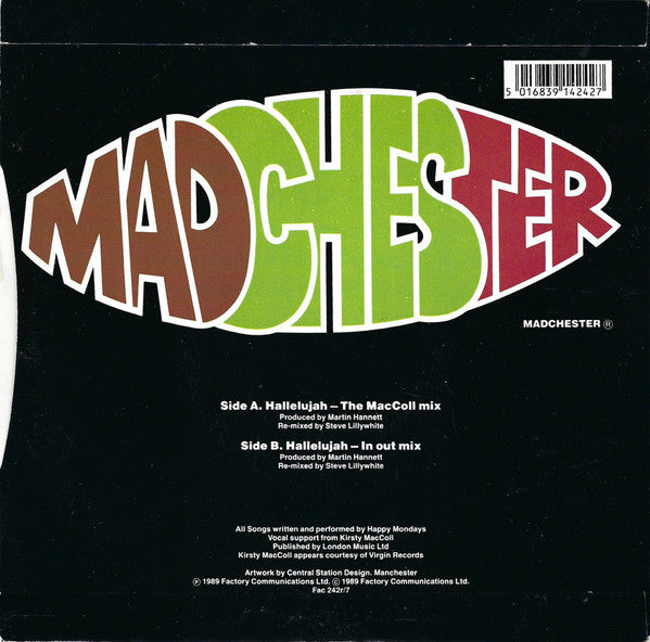 Happy Mondays : Madchester Rave On (7", Single, Un-)